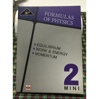 Formulas Of Physics - Equilibrium/ Work &amp; Energy/ Momentum - IDEALPHYSICS