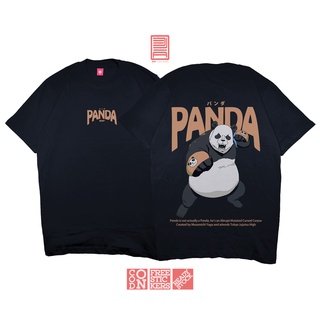 คอตต้อนคอกลมเสื้อยืดแขนสั้น พิมพ์ลายอนิเมะมังงะ PANDA SENPAI JUJUTSU KAISENS-5XL