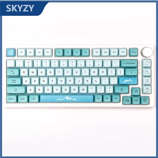 GMK Iceberg keycap XDA Profile 123 คีย์ PBT Dye sublimation แป้นพิมพ์กล Keycaps