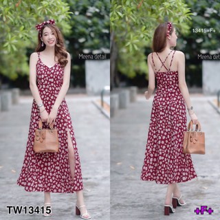 Maxi dress สายเดี่ยวเที่ยวทะเล