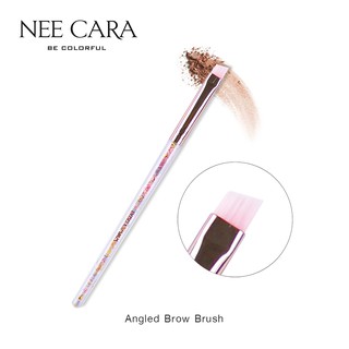 NEE CARA นีคาร่า แปรงแต่งหน้า แปรงเขียนคิ้ว ปลายตัดเฉียง | N911 HEART BRUSH ANGLED BROW BRUSH