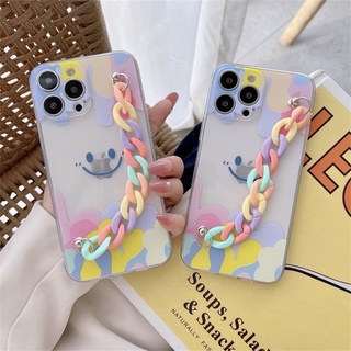 เคสโทรศัพท์มือถือ แบบใส กรอบสี่เหลี่ยม ลายหน้ายิ้ม สําหรับ Vivo Y20 Y20S Y12S Y20T Y20i Y20A Y12A Y20SG Y30G Y20G Y11S Y21 Y21S Y53S Y66 Y33S Y21G Y30 iQOO U1x