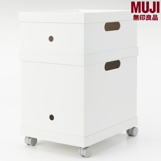 MUJI (มูจิ) กล่องใส่แฟ้มเอกสารมีหูจับ