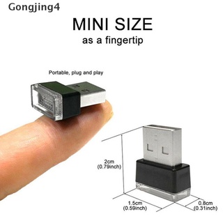 Gongjing4 Usb Led สายไฟนีออนสําหรับตกแต่งภายในรถยนต์ Th