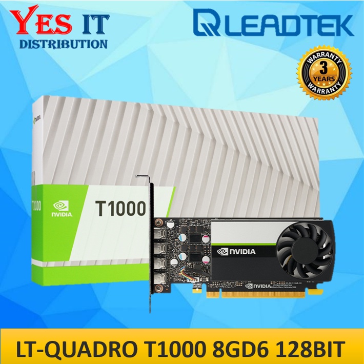 LEADTEK NVIDIA QUADRO T1000 8GD6 128BIT กราฟิกการ์ด
