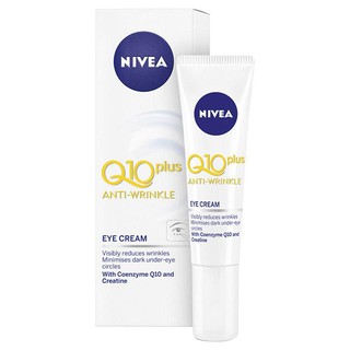 NIVEA Q10 Anit Wrinkile Eye Cream นีเวีย คิวเทน พลัส แอนไท ริงเคิล อายครีม 15ml.