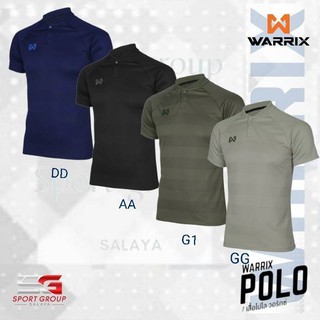 WARRIX เสื้อโปโลแขนสั้น Ribbed WA-203PLACL02 (BIG Size)