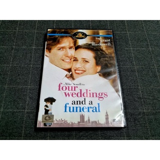 DVD ภาพยนตร์โรแมนติกคอมเมดี้สุดน่ารัก "Four Weddings and a Funeral / ไปงานแต่งงาน 4 ครั้ง หัวใจนั่งเฉยไม่ได้แล้ว" (1994)