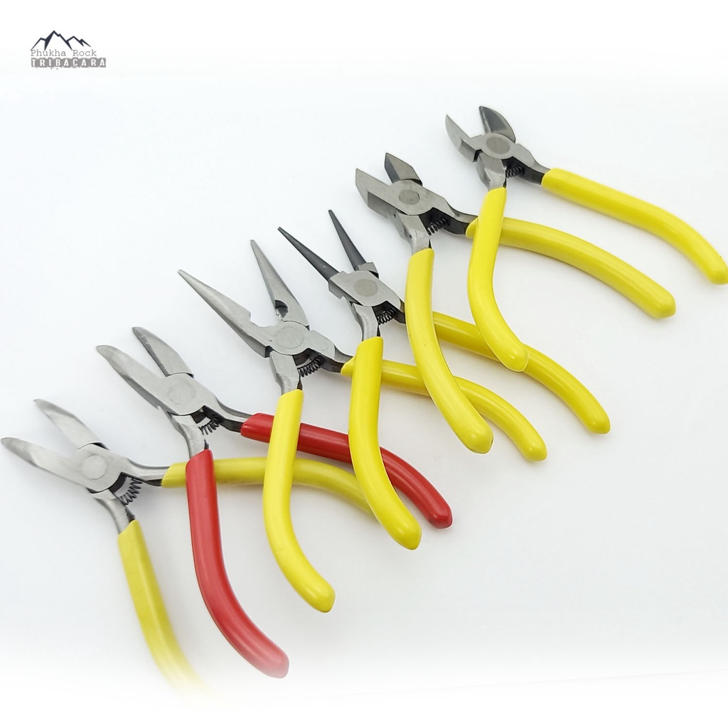 K02 คีมหนีบห่วง คีมหนีบห่วงพระ คีมปากจิ้งจก ไม่มีฟัน ปากแหลม ปากสั้น ปากนกแก้ว