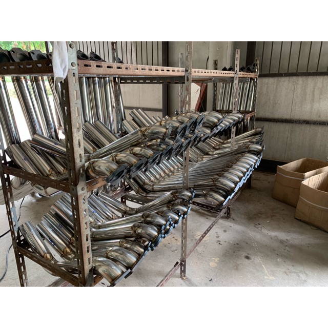 คอท่อซิ่งรถกระบะ เครื่องดีเซล มีทุกรุ่น แบบสวมสปริง (เลส 201)