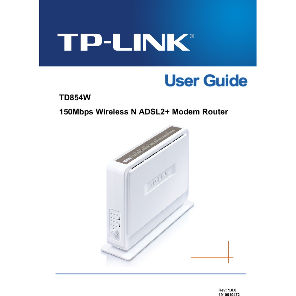 TP-LINK TD854W All In One TOT ของใหม่ (มีบริการเก็บเงินปลายทาง ...