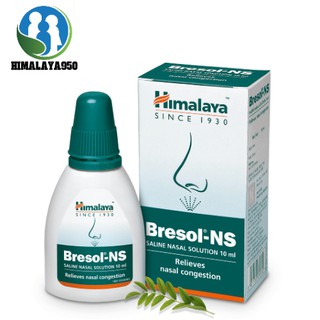 Himalaya bresol-ns น้ำเกลือหยดจมูก บรรเทาอาการแน่นจมูก ภูมิแพ้