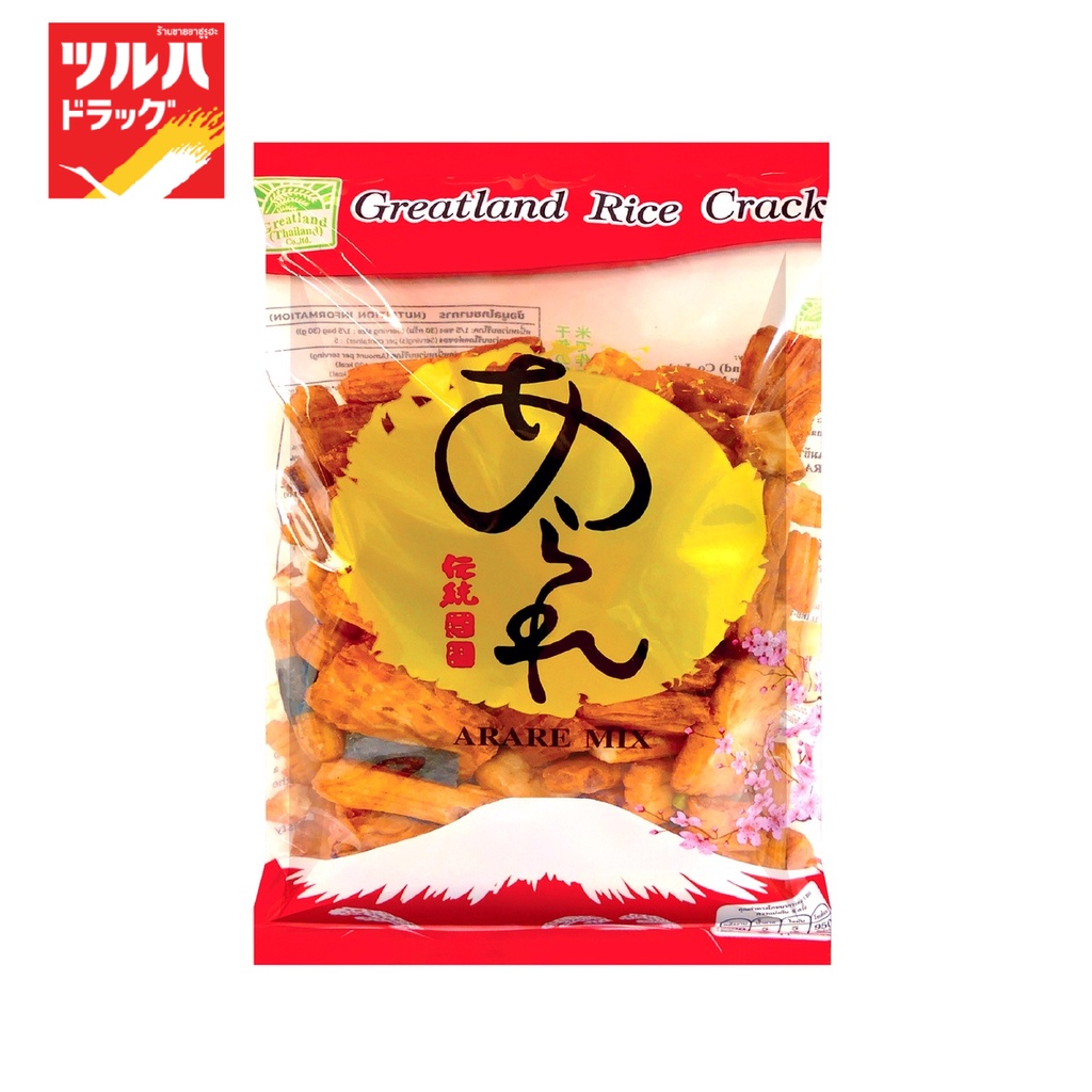 เกรทแลนด์ อาราเร่ มิกซ์ ขนมญี่ปุ่นอบกรอบ 150 g. / Greatland Arare mix 150 g.