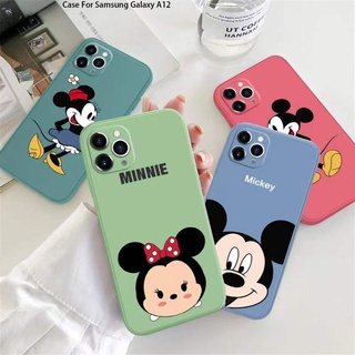 Compatible With Samsung Galaxy A12 A32 A42 A7 2018 4G 5G สำหรับ Case Cartoon Mouse เคส เคสโทรศัพท์ เคสมือถือ