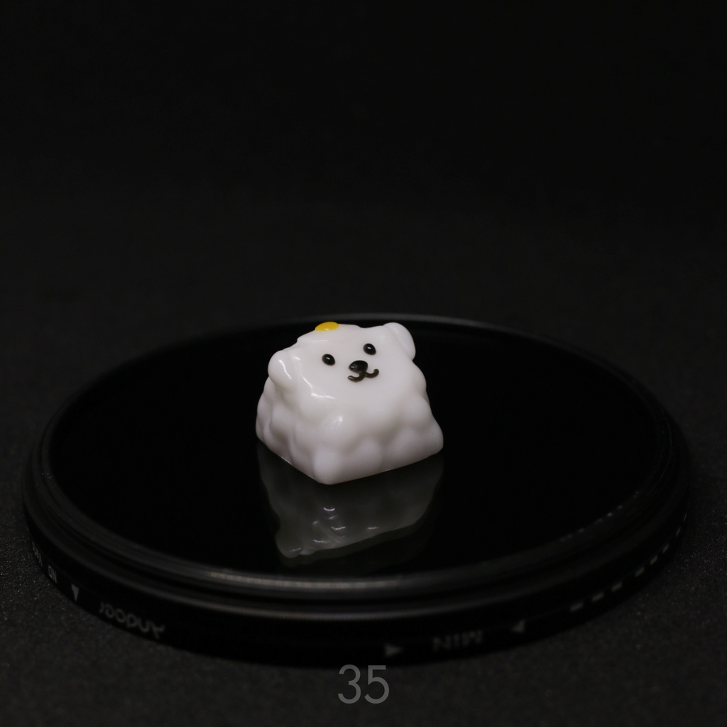 (พร้อมส่ง) (35) ลูกแกะไข่ดาว คีย์แคป ปุ่มคีย์บอร์ด แต่งคีย์บอร์ด | Sheep w/ egg Keycap