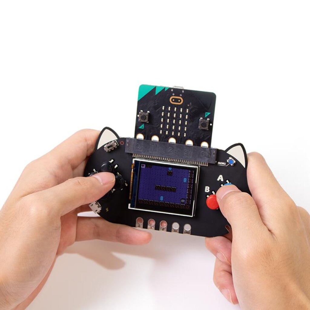 Microbit V2 Makecode Arcade Shield Ready With Battery And Tft Color