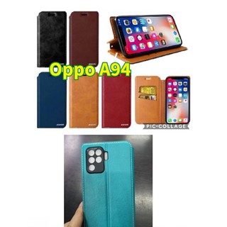 OPPO A94  XUNDO CASE  เคสฝาพับ แบบหนัง ซองหน้าทึบ (ของแท้100%)