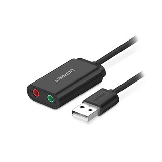 UGREEN Cable Sound USB TO Audio 3.5mm UG-30724 หัวแปลงสัญญาณ USB เป็น ออดิโอ และ ไมโครโฟน #3