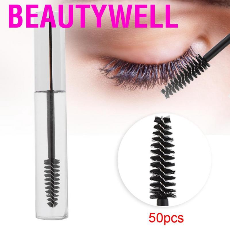 Beautywell 50piece empty mascara tube with eyelash wand cream bottle