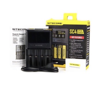 Nitecore เครื่องชาร์จไว single slot max output 3A