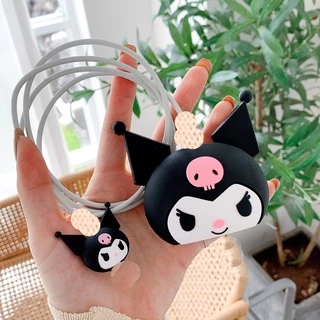 【ส่งจากไทย 114สาย ไม่มีสาย】เคส สายชาร์จ ลายการ์ตูนน่ารัก สำหรับ ไอโฟน Power Adapter 18W/20W