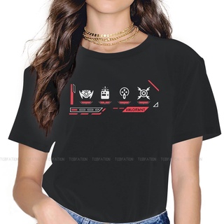 คอลูกเรือเสื้อยืด พิมพ์ลายกราฟฟิค Raze สําหรับ Valorant Agents GameS-5XL