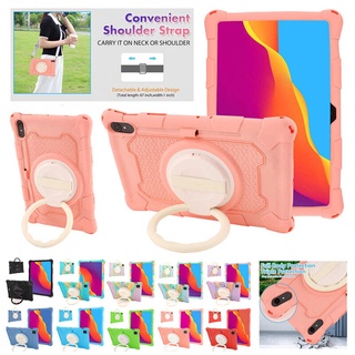 เคสยาง พร้อมสายคล้อง กันกระแทก สําหรับ Samsung Galaxy Tab S7 S8 11.0 นิ้ว X700 T870