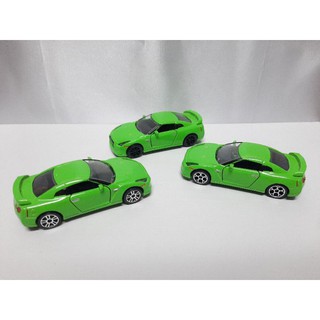 รถเหล็ก Majorette Nissan GT-R R35 สีเขียว (ล้อ3แบบ)