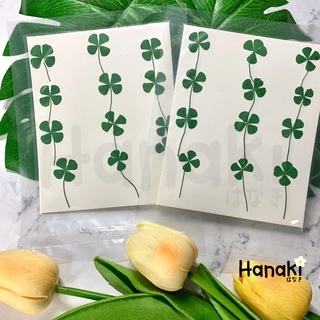 【พร้อมส่ง】ใบโคลเวอร์ (leaf clover) ใบไม้ทับแห้ง ใบไม้แห้ง ใบไม้จริงทับแห้ง