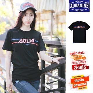 เสื้อยืดผู้หญิง  AQUANINE - Work&amp;Play Black เสื้อยืดสีดำ