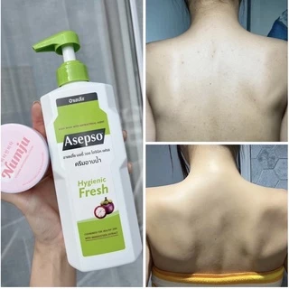 Asepso body wash สบู่เหลว อาเซปโซ ครีมอาบน้ำ ปริมาณ 450 มล.มี 4 กลิ่นให้เลือก ออริจินัล,ไฮจินิค เฟรช,ซูธทิ่ง คูล