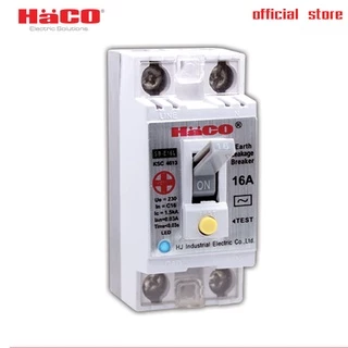 HACO เซฟตี้เบรกเกอร์กันไฟดูด/กันไฟรั่ว มีสัญญาณไฟ 16A 25A 32A รุ่น SB-E16L , SB-E25L , SB-E32L,SB-E40L