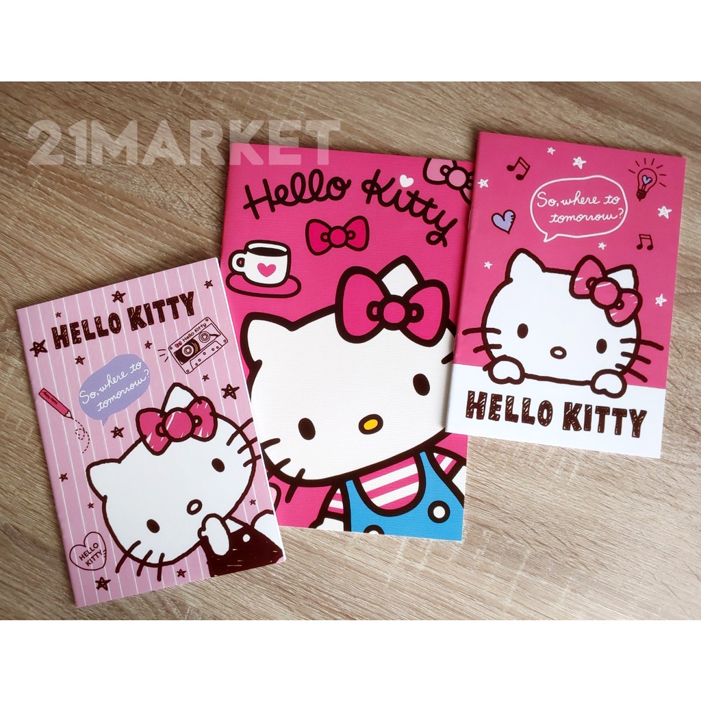 Hello Kitty เฮโล คิตตี้ สมุดปกอ่อน สมุดบันทึก สมุดโน๊ต สมุดจด สมุดเขียน  ลิขสิทธิ์แท้ Sanrio ลายการ์ตูน ปกเงา สวย น่ารัก | Shopee Thailand