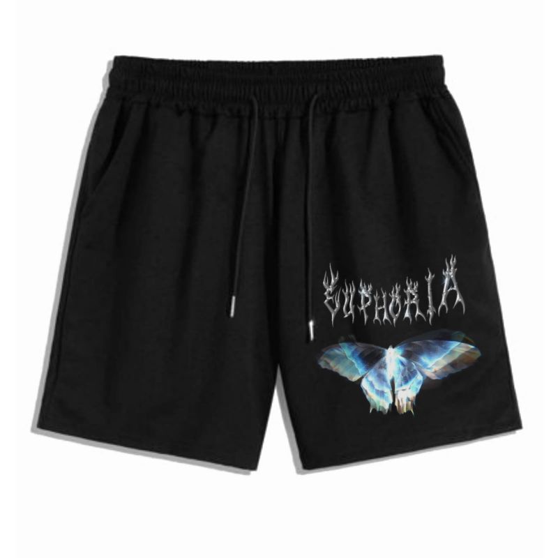 Katun HITAM Yg Official - Men& 39;s Black Cotton Distro Boxer Shorts