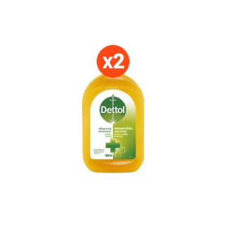 Dettol ไฮยีน มัลติ-ยูส ดิสอินแฟคแทนท์ ขนาด 500 มล. x 2 ขวด