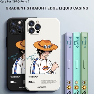 OPPO Reno 7 7Z Pro 5G 4G ออปโป้ สำหรับ Case Anime Straw Hat Kid เคส เคสโทรศัพท์ เคสมือถือ