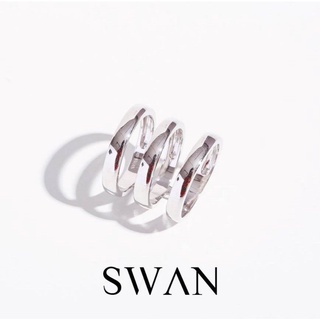 SWAN - Adna Ring แหวนเงินแท้ แหวนเงินเกลี้ยง