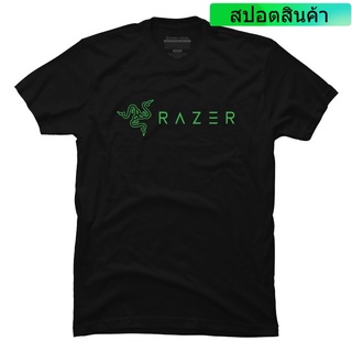 เสื้อยืดโอเวอร์ไซส์ราคาต่ำสุด!!zw razer เสื้อยืดสีดําS-3XLS-3XL