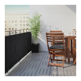 DYNING ฉากกั้นริมระเบียง Balcony privacy screen 250*80 cm (ดำ)