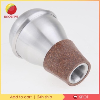 Aluminum Practice Trumpet Mute Straight   with Wear-proof Cork Strip