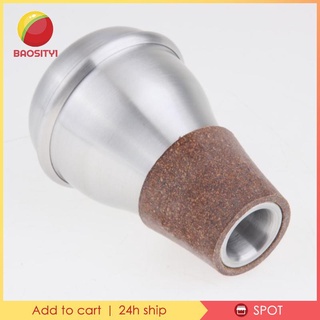 Aluminum Practice Trumpet Mute Straight   with Wear-proof Cork Strip