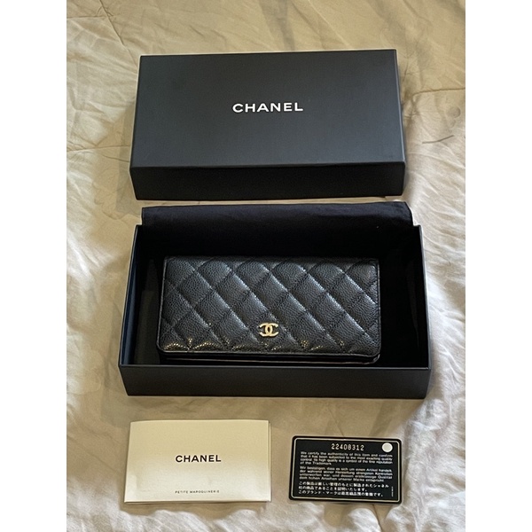 Chanel Classic long wallet คาเวียร์ holo 22