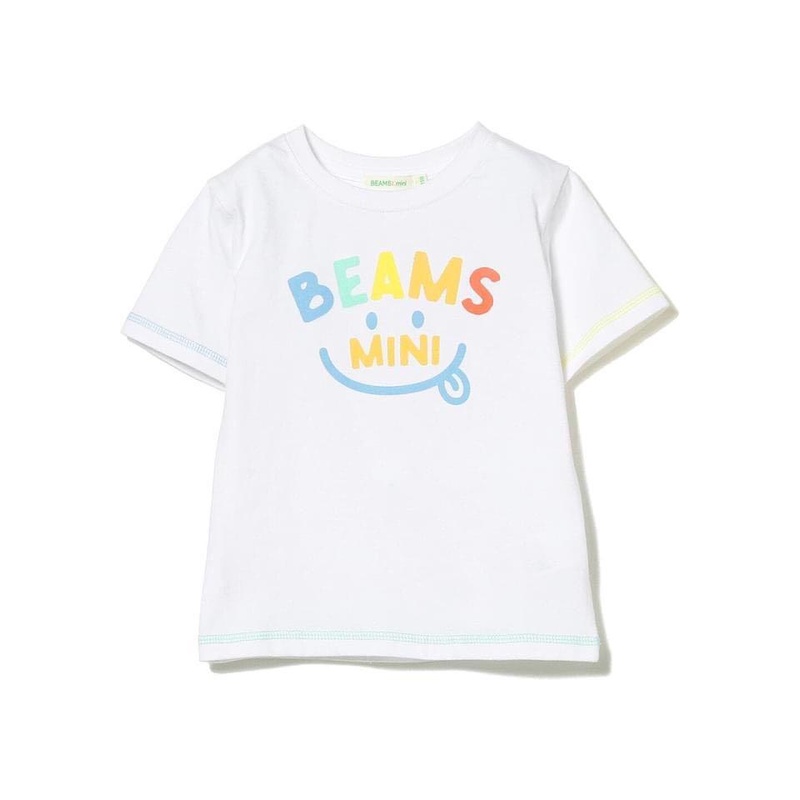 เสื้อยืด BEAMS mini ลาย Smile สีขาว (Beams mini smile tee - White)