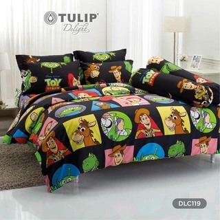 TULIP Delight ทอยสตอรี่ DLC119 ลิขสิทธิ์แท้ Toy Story ชุดผ้าปูที่นอน ผ้าห่ม ผ้านวม พิมพ์ลายการ์ตูน