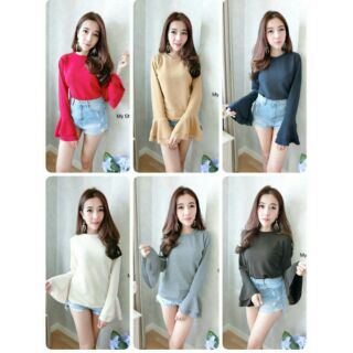 P เสื้อไหมพรม