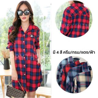 👗Shirt คอปกแขนยาว  มีกระเป๋าล้วงข้าง