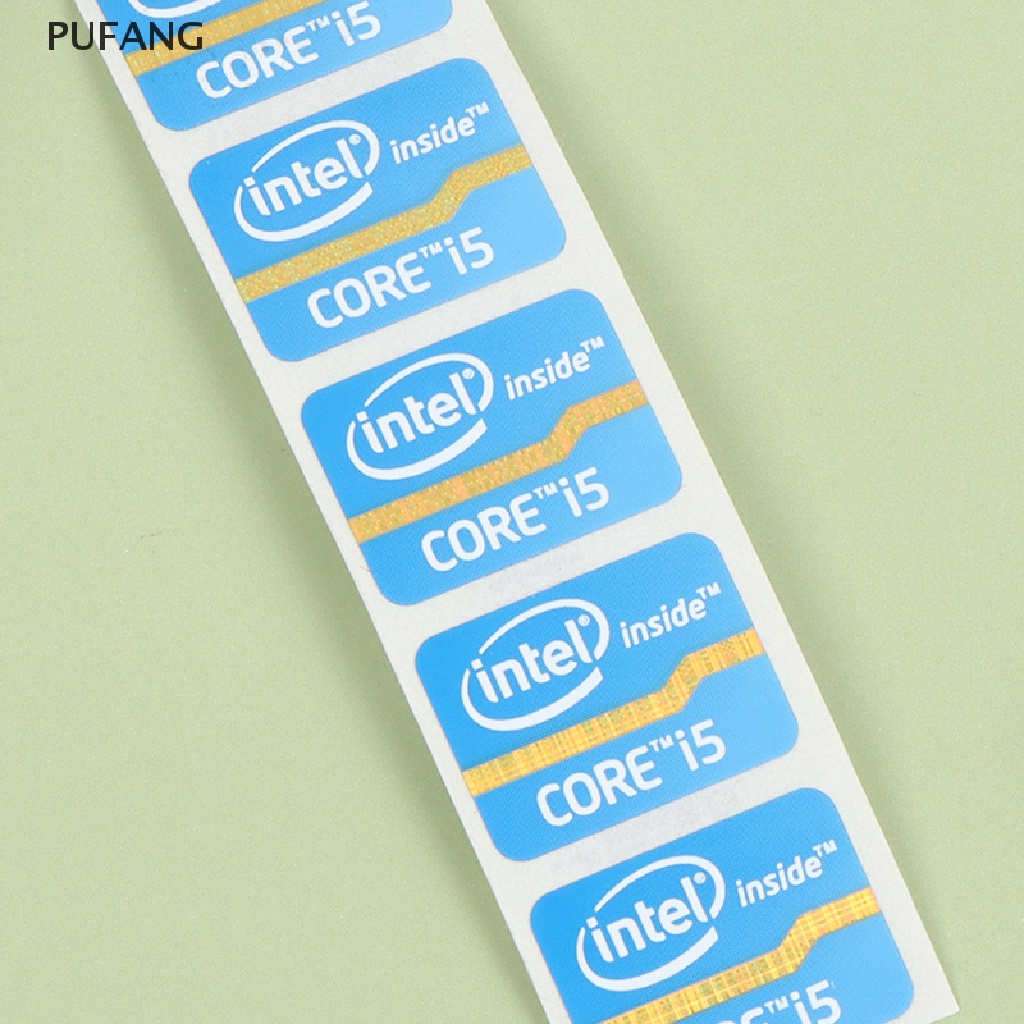 Pufang สติกเกอร์ฉลาก โลโก้ Ultrabook Intel Core i3 i5 i7 สําหรับติดตกแต่งแล็ปท็อป