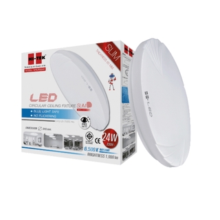 HI-TEK  ชุดโคมไฟเพดานกลม LED 24W DL  Slim Type HFIL0SS24D