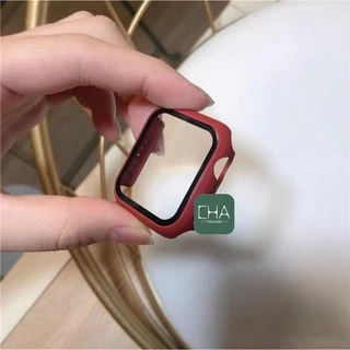 เคสแอปเปิลวอช + ฟิลม์กระจกในตัว case สําหรับ watch11 10 8 7 6 5 Se 4เคสกระจก ขนาด41.42.45.46mmเคสกระจก สําหรับแอปเปิ้ลวอ