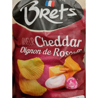 Brets Saveur Cheddar Oignon De Roscoff  125g